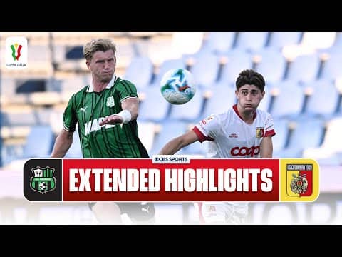 Sassuolo vs. Catanzaro: Extended Highlights | Coppa Italia | CBS Sports Golazo