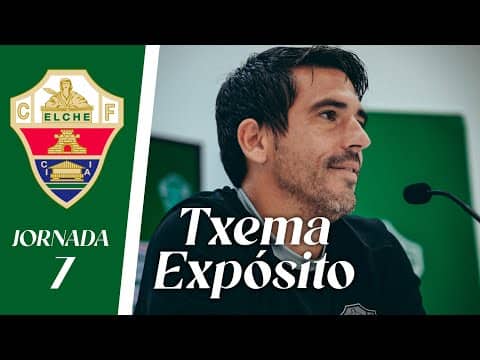 Txema Expósito habla sobre el CD Samper - Elche CF Femenino | Jornada 7 Segunda Federación