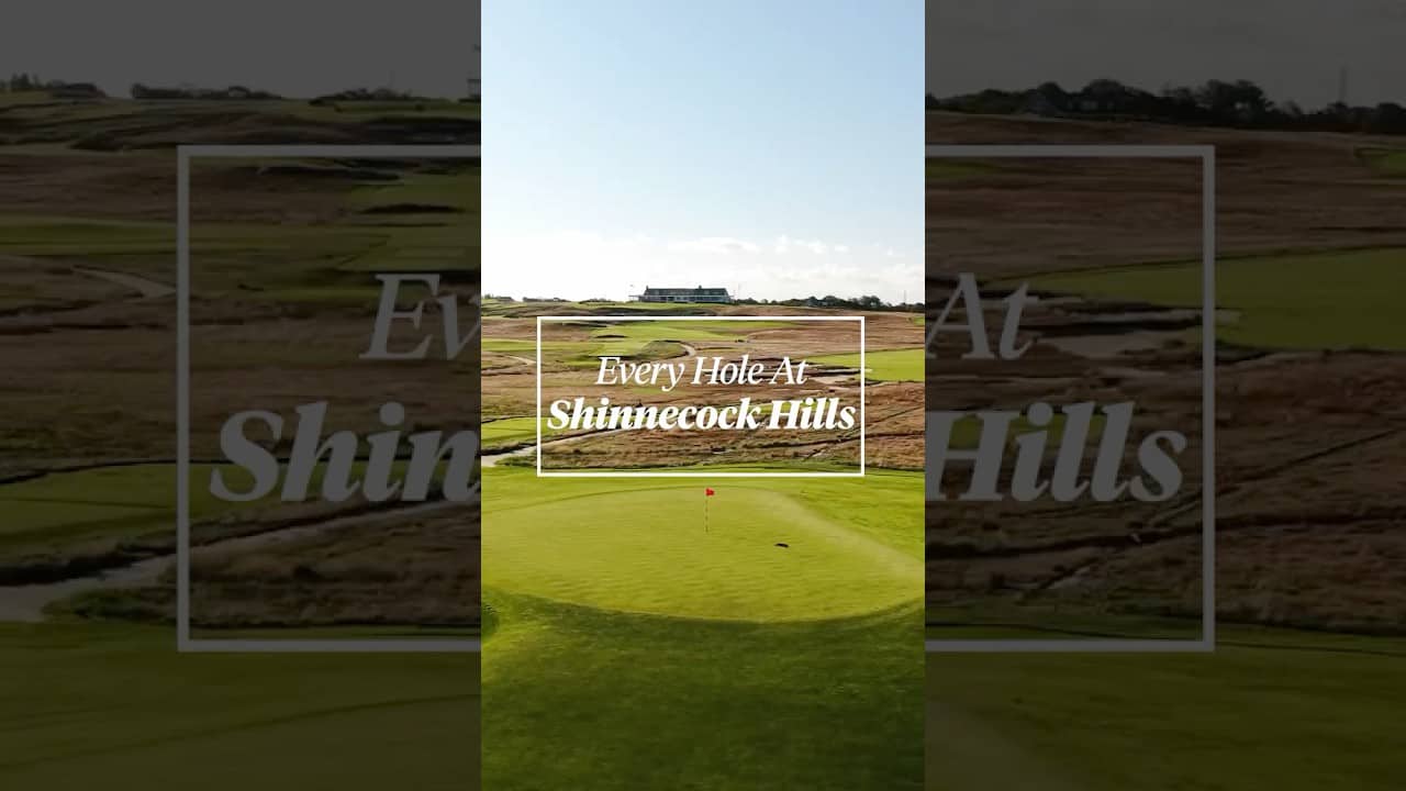 Every hole at Shinnecock Hills in two minutes. 🤩