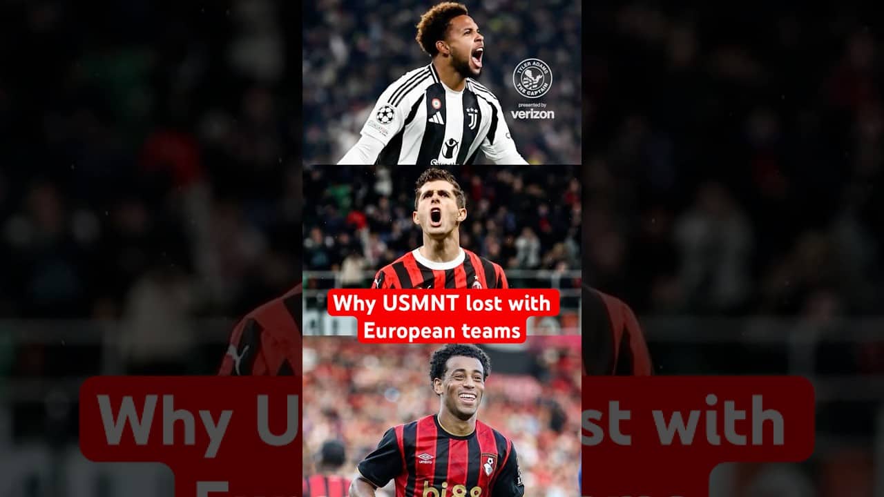 USMNT SHOULDN'T BE STRUGGLING AGAINST EUROPEAN TEAMS