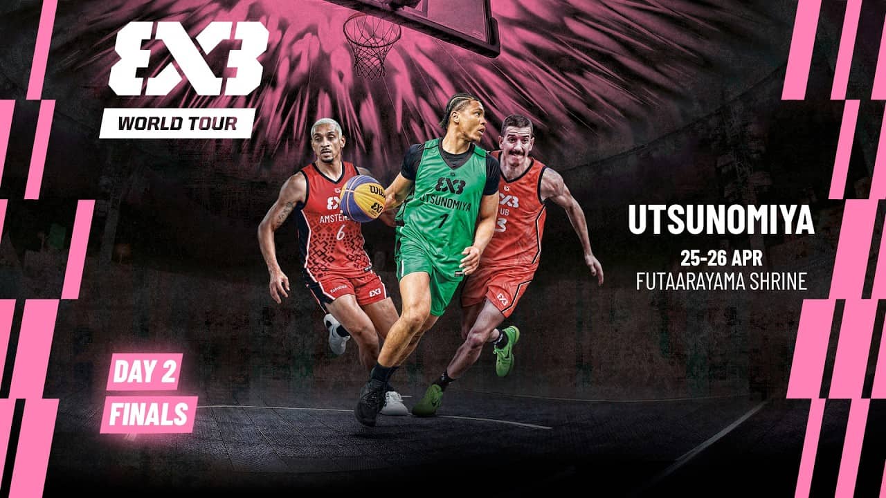 LIVE 🔴 FIBA #3x3WorldTour Utsunomiya Opener 2026 | FINALS | #3x3Basketball