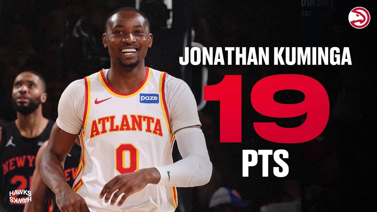 Jonathan Kuminga drops 19 huge Points off bench in Hawks big comeback Win in Game 2 in New York