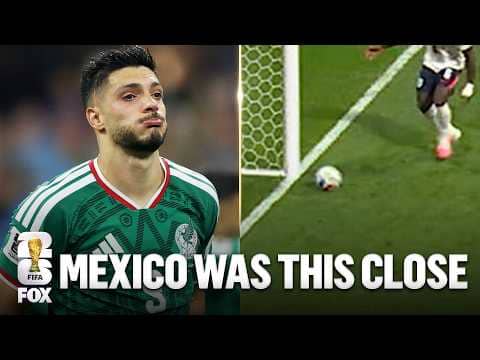 INCREDIBLE ENDING 😱 England Holds Off Mexico’s Stoppage Time Push