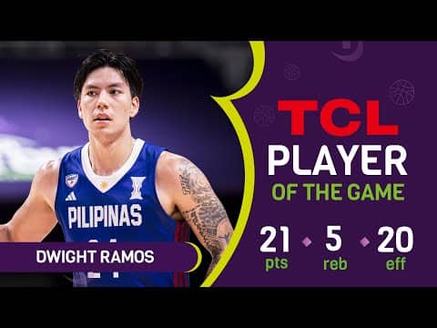 Dwight Ramos (21 PTS) | TCL Player Of The Game | IRQ 🇮🇶 vs PHI 🇵🇭 | FIBA Asia Cup 2025