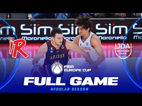 LIVE - Pallacanestro Reggiana v JDA Dijon Basket | FIBA Europe Cup 2025-26 | Regular Season