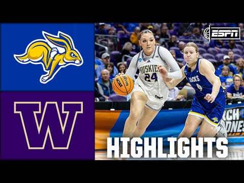 Round of 64: South Dakota State vs. Washington | Full Game Highlights | NCAA Tournament