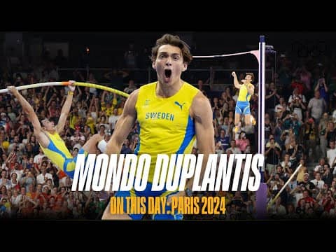 🪽 Sky AIN'T the limit! 🇸🇪 6.25m World Record Vault at Paris 2024 | On this day
