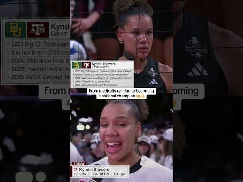 What a journey for Kyndal Stowers 🙌