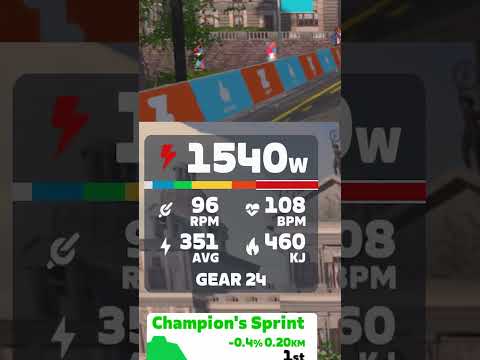 1500 WATTS Tandem SPRINT! 😦⁠
