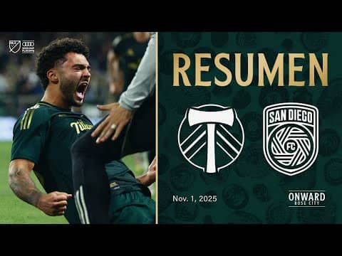 MLS Cup Mejores Jugadas | Portland Timbers vs. San Diego FC | 1 de Noviembre, 2025