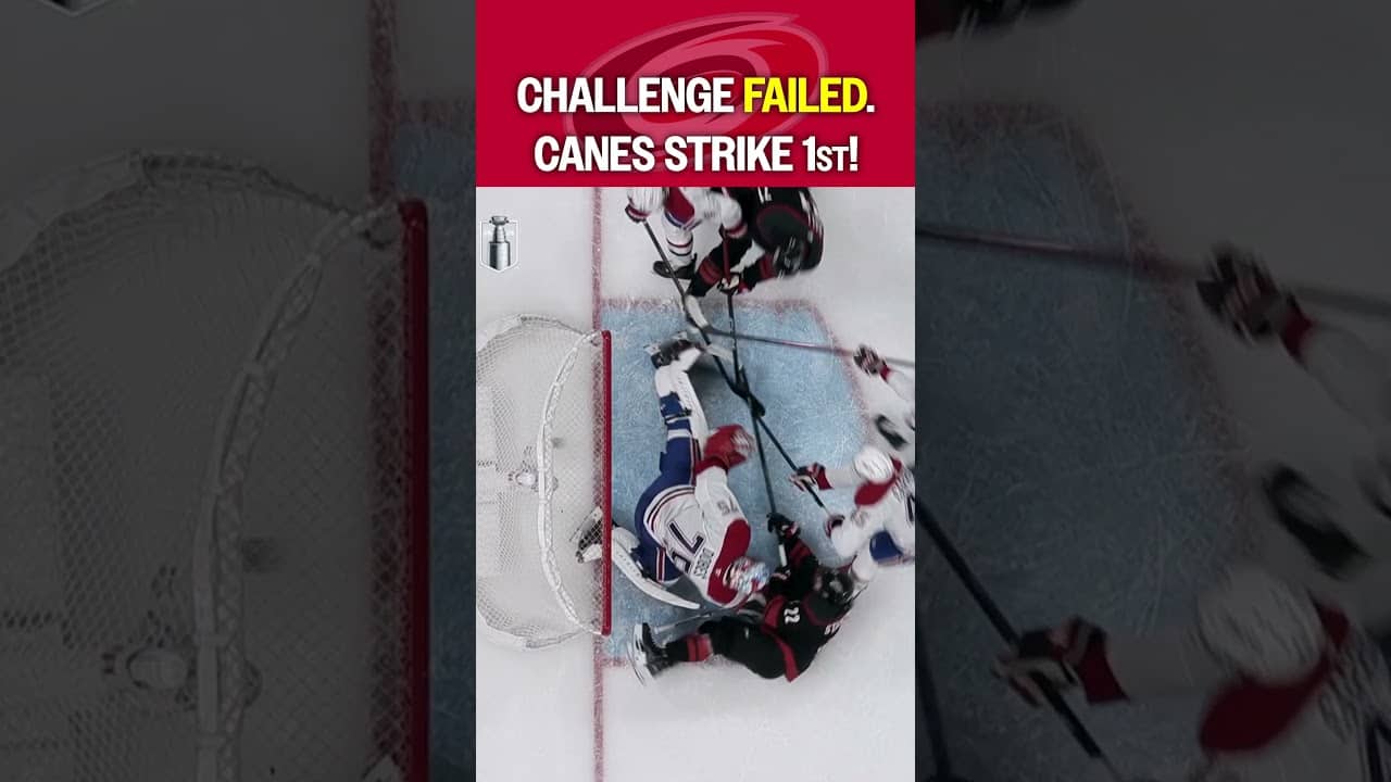 COACH'S CHALLENGE on the FIRST GOAL!