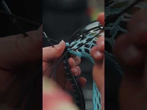 Stringing up the Throne Omen #lacrosse