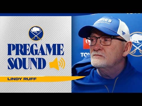 Buffalo Sabres Coach Lindy Ruff Pregame Media | Sabres vs Calgary Flames