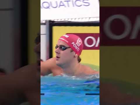 Noe Ponti Breaks World Record in 50m Butterfly Heats #NoePonti #WorldRecord #swimming #butterfly