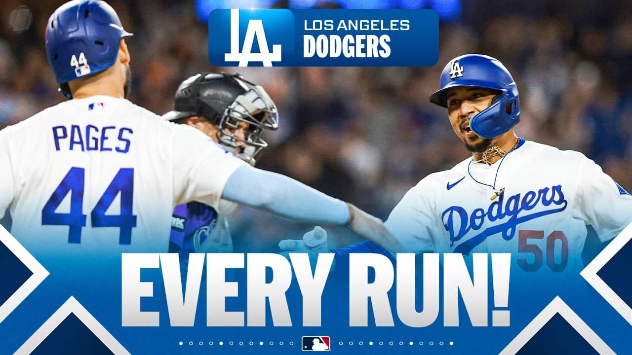 ALL 15 RUNS: Mookie Betts homers twice, Andy Pages collects 4 hits in Dodgers win! | MLB Highlights