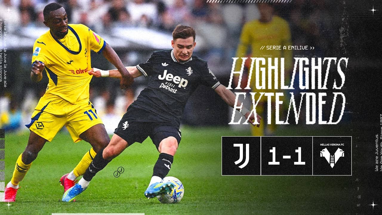 EXTENDED HIGHLIGHTS | Juventus 1-1 Verona