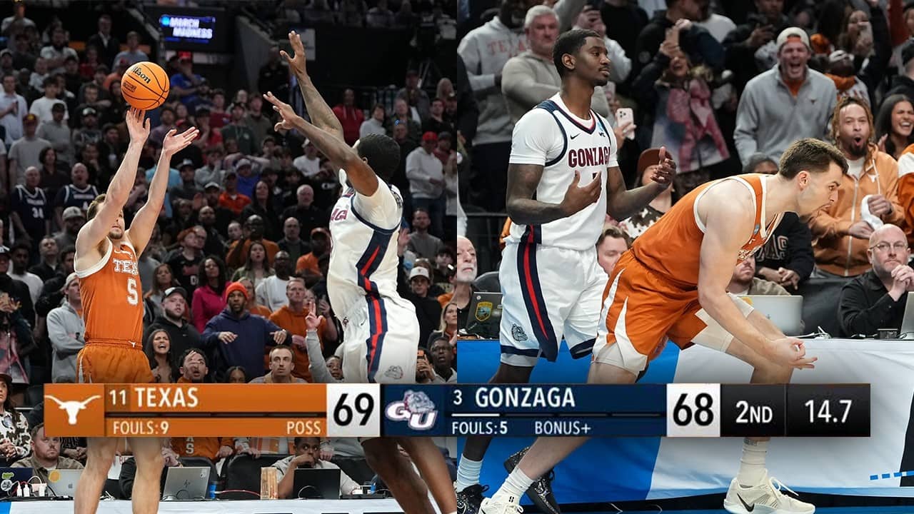 Full finish from Texas-Gonzaga battle in 2026 March Madness second round