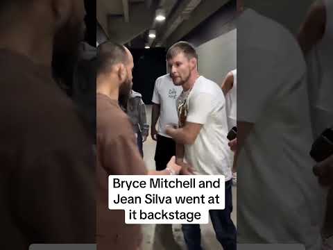 Bryce Mitchell & Jean Silva before grappling in Brazil 😳 (via @redcornermma/TT)