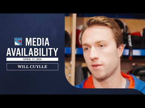 NYR 2026 Exit Day: Will Cuylle Media Availability | April 17, 2026