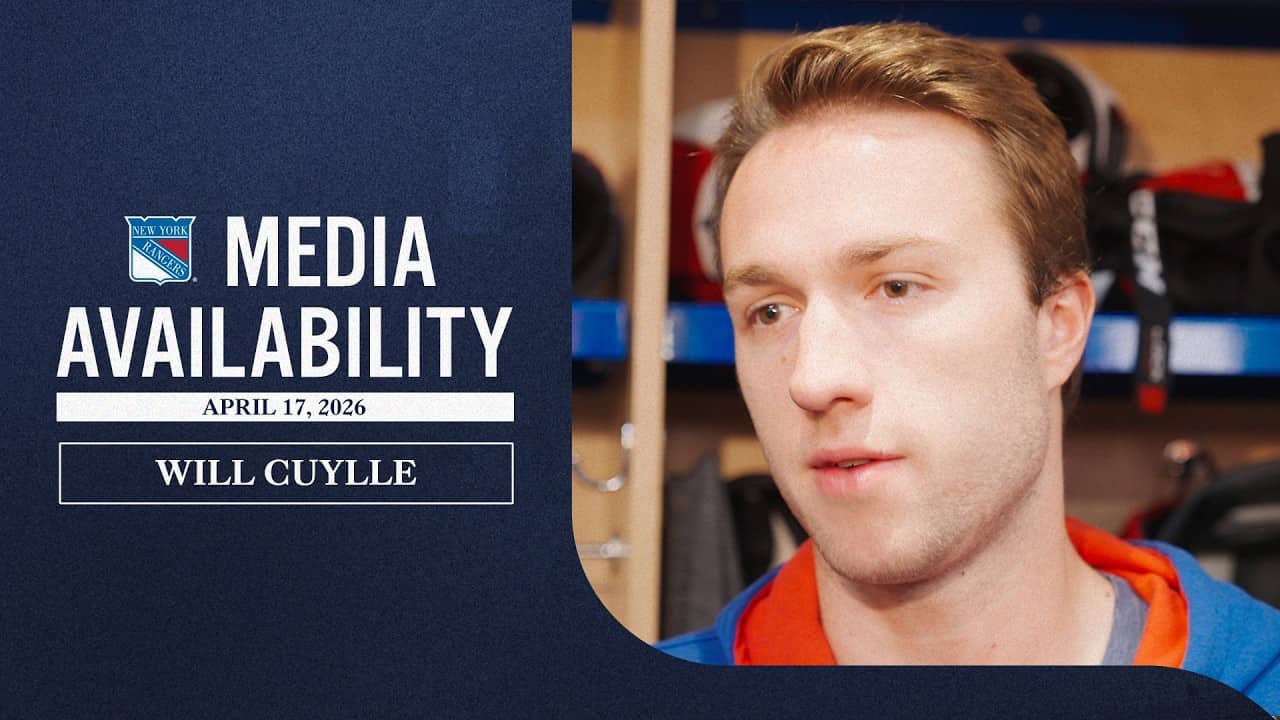 NYR 2026 Exit Day: Will Cuylle Media Availability | April 17, 2026