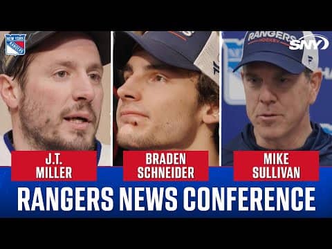 Sullivan, Miller, Schneider, and more set scene for Rangers' upcoming home-and-home with Islanders