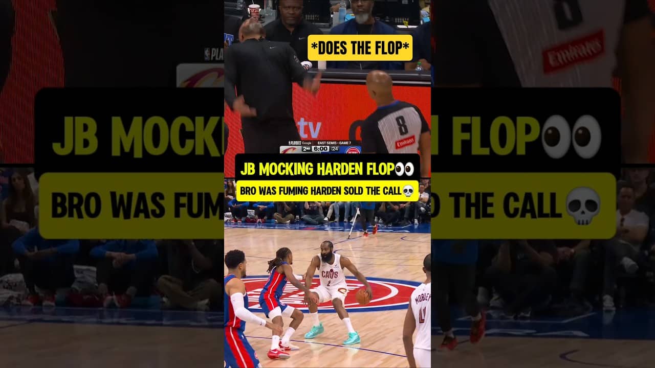 Harden had Pistons coach FUMING😮