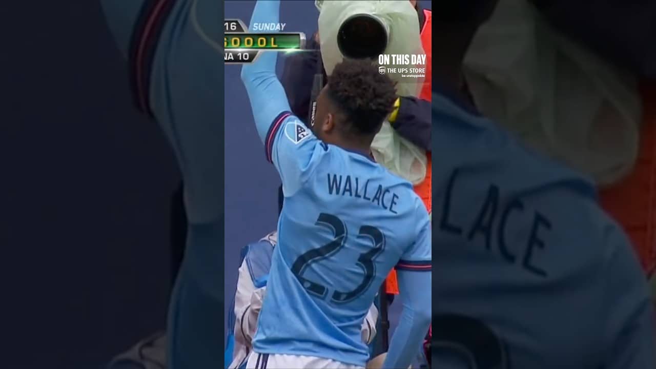 OTD in 2017: Rodney Wallace’s flick gave us the lead in our victory vs Atlanta United @theupsstore💥