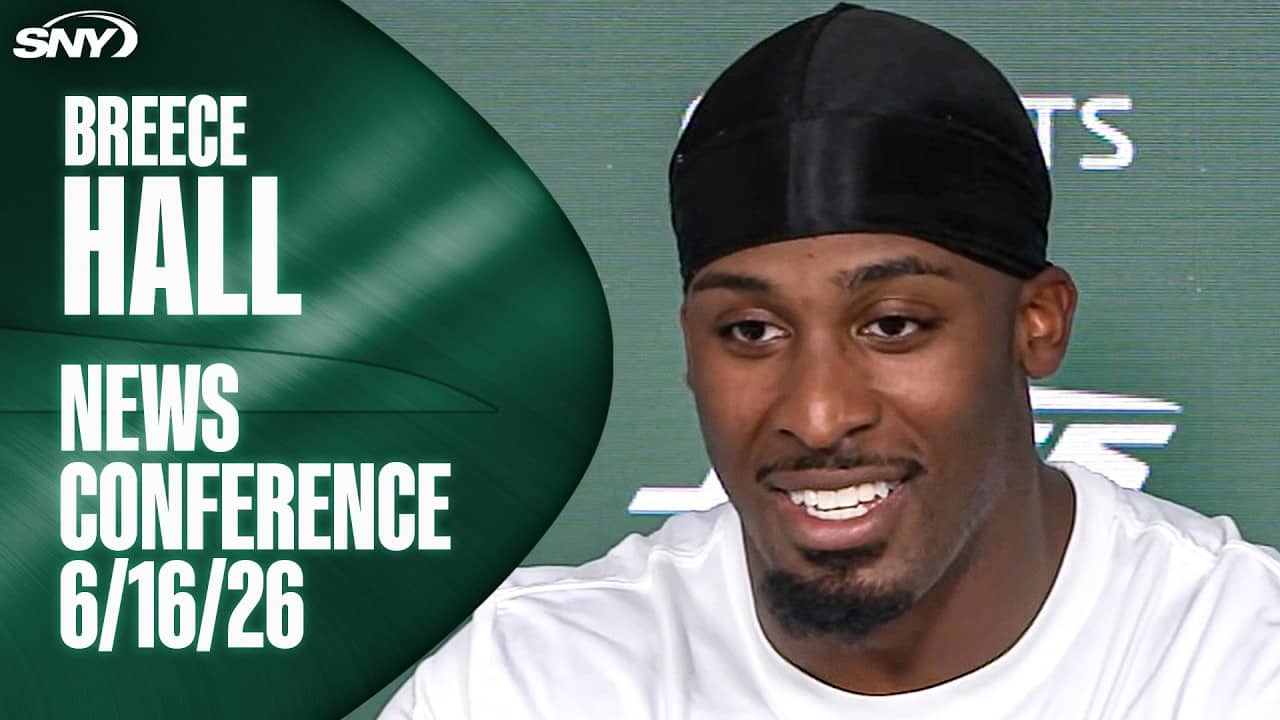 Breece Hall talks OTAs, Jets extending young core, excitement of Knicks championship