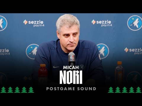 "We Started Playing Aggressice And Found Our Confidence." | Micah Nori Postgame Sound | 1.11.26