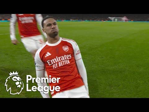 Gabriel Magalhaes heads Arsenal 1-0 in front of Aston Villa | Premier League | NBC Sports