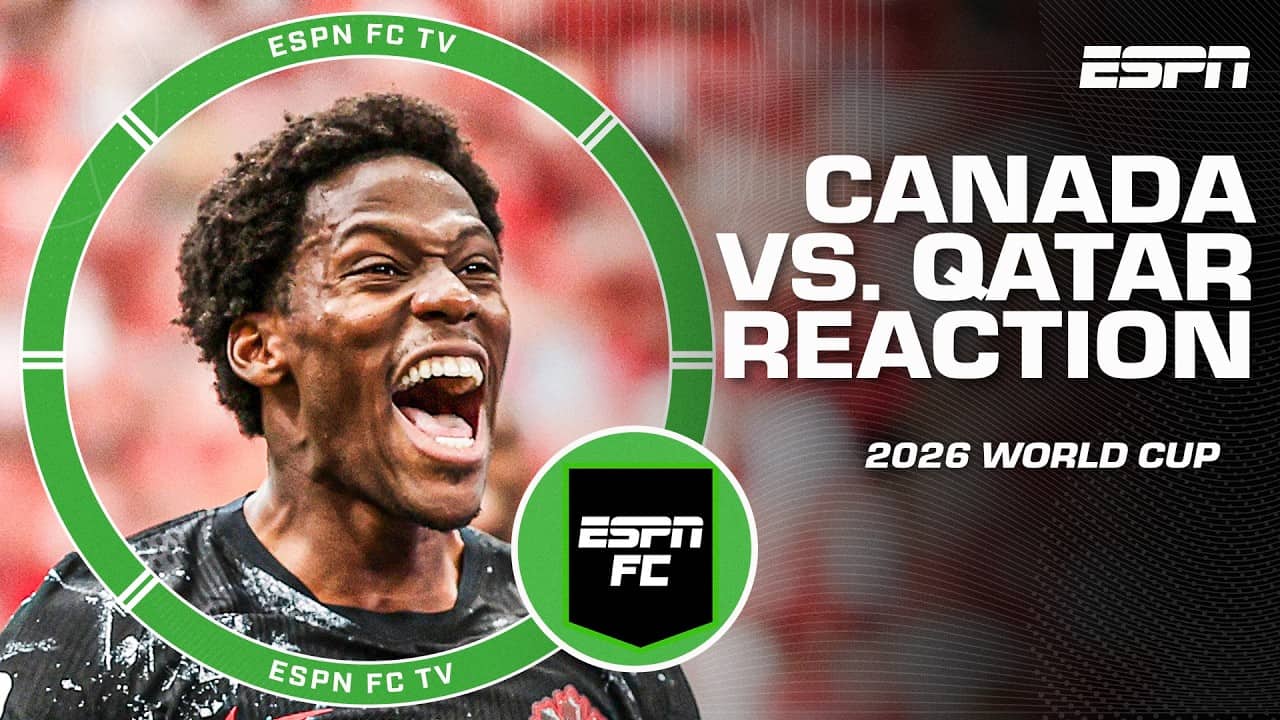 FULL REACTION to Canada’s dominant 6-0 win vs. Qatar 🍿 2026 World Cup | ESPN FC