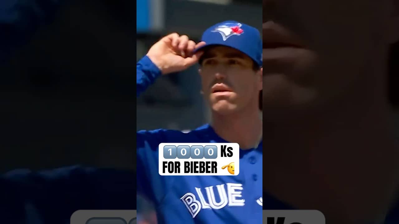 Shane Bieber picks up his 1000th career strikeout‼️ #MLB #Toronto #BlueJays