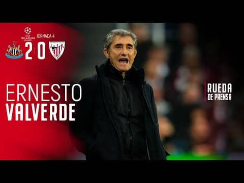 🎙 Ernesto Valverde | post Newcastle United 2-0 Athletic Club | J4 Champions League