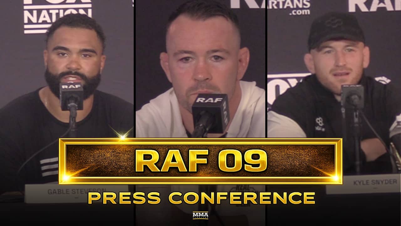 RAF 09 Post-Fight Press Conference | Colby Covington, Gable Steveson, Kyle Snyder REACT To Wins
