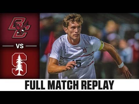 Boston College vs. Stanford Full Match Replay | 2025 ACC Men's Soccer