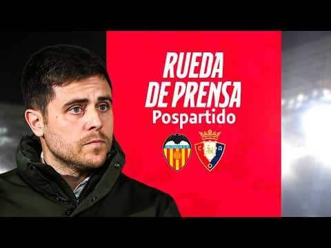 Rueda de prensa de Alessio Lisci pospartido Valencia-Osasuna