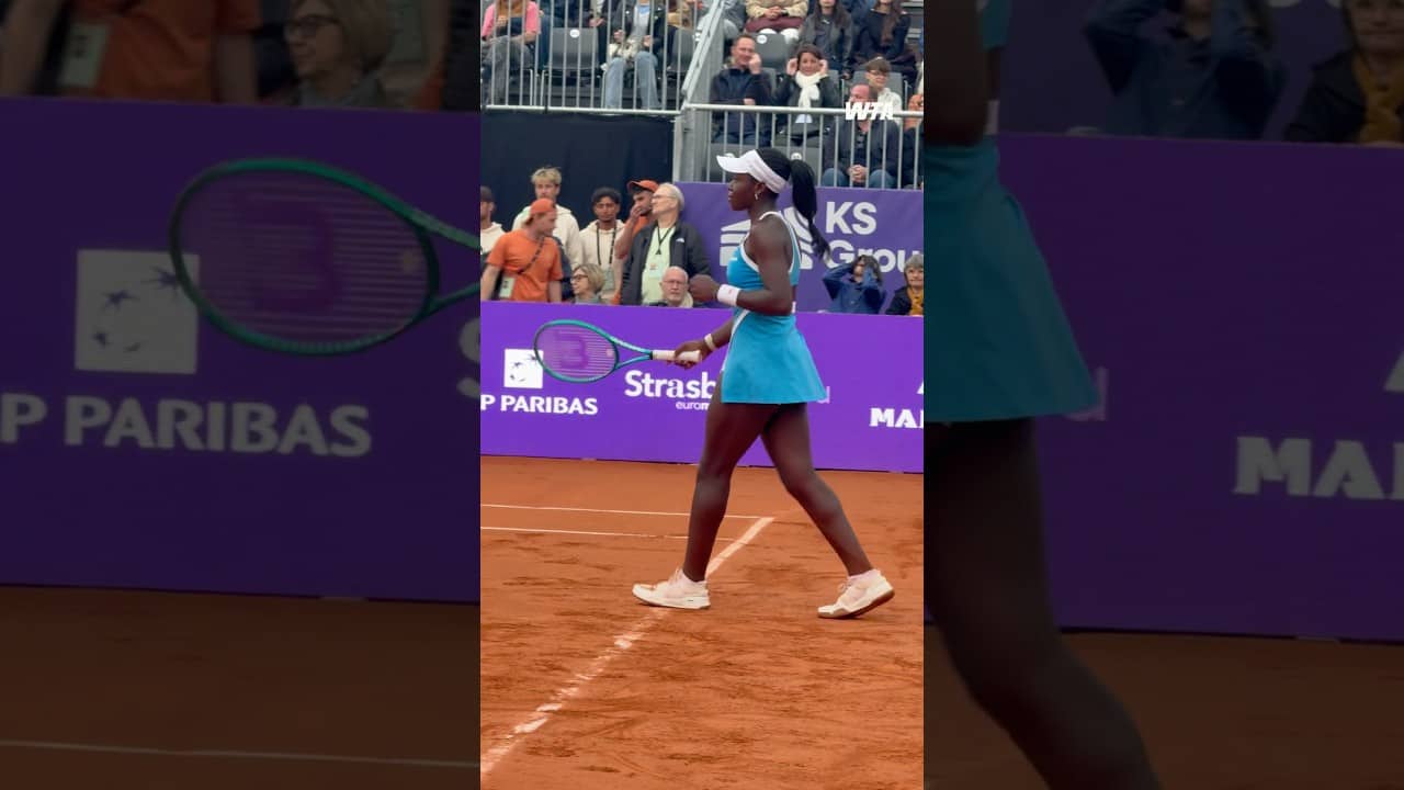 Safely through 🙌 Vicky Mboko defeats Boisson to progress in Strasbourg! #IS26