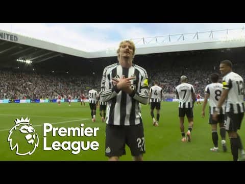 Nick Woltemade rises up to head in Newcastle's opener against Arsenal | Premier League | NBC Sports