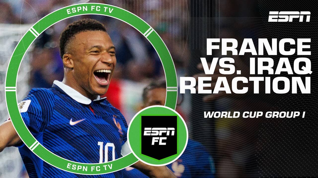 Reaction to Kylian Mbappe’s brace in France’s win vs. Iraq | ESPN FC