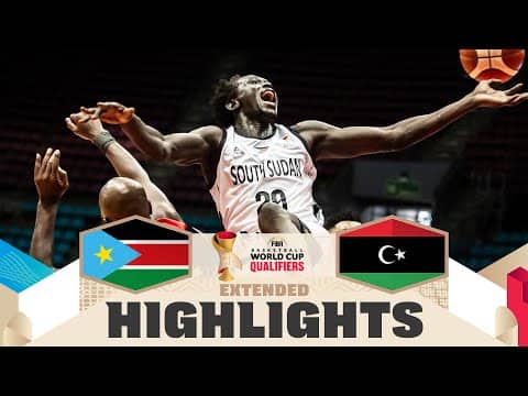 South Sudan 🇸🇸 v Libya 🇱🇾 | Extended Highlights | FIBA Basketball World Cup 2027 African Qualifiers