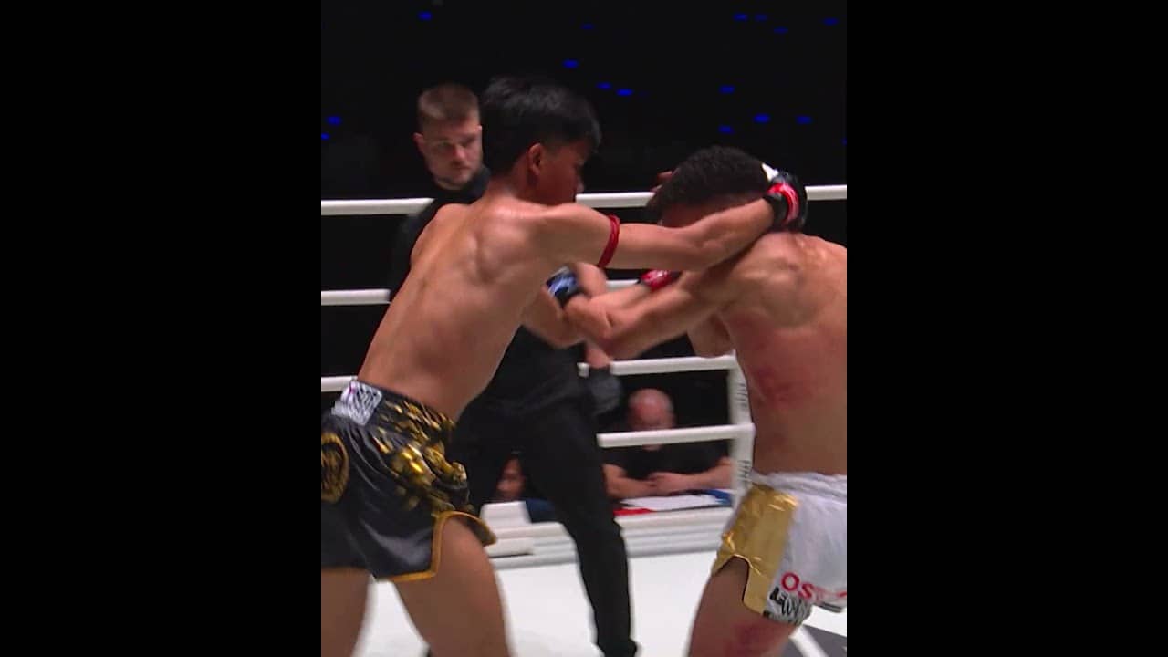 When Aliff and Elmehdi El Jamari traded heavy shots in this nonstop Muay Thai thriller! 😤🔥