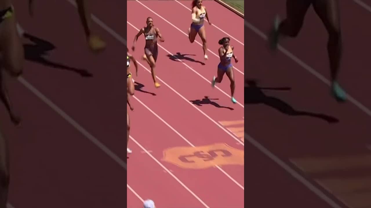 🇳🇬's Favour Ofili cruises dominant 22.45 win over 200m in LA 😤