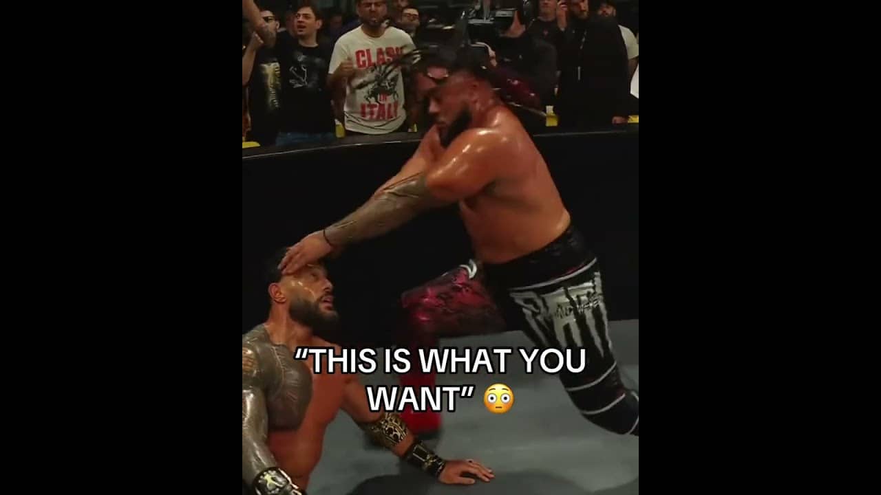 Jacob Fatu didn’t mince words before headbutting Roman Reigns 😯