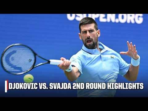VETERAN POWER 🔥 No. 7 Novak Djokovic vs. Zachary Svajda | Full Match Highlights | 2025 US Open