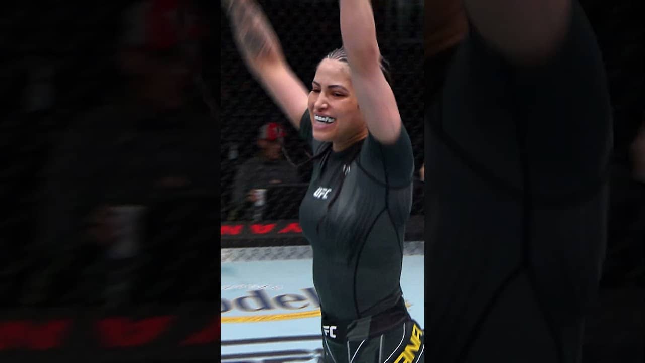 KO'd her in 45 seconds #ufcvegas117