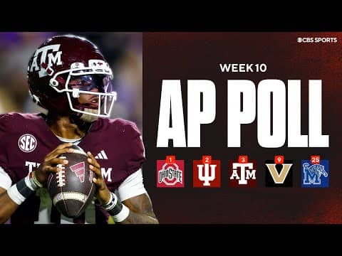 AP Top 25 Poll Released 🚨: Could Texas A&M be the best team in the country? LSU drops OUT