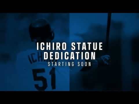 LIVE: Mariners Unveil Ichiro Statue Outside T-Mobile Park