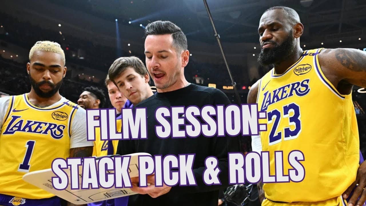 How Stack Pick & Rolls create quality shots for the Lakers & help LeBron as he gets older