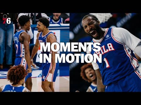 Moments in Motion: Sixers vs. Hornets | 10.25.25