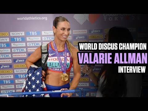 World Champion Valarie Allman Shares Her Journey To Gold | World Athletics Championships Tokyo 2025